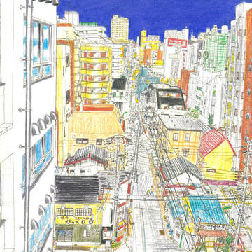 西からの風景