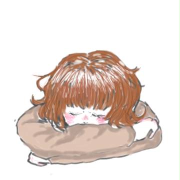 居眠り女子