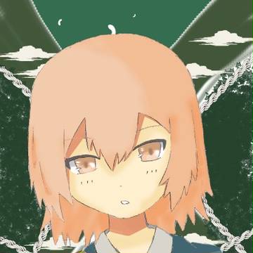 友達がかいた絵に色を塗ってみた