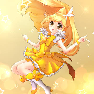 塗り絵 キュアピース^^
