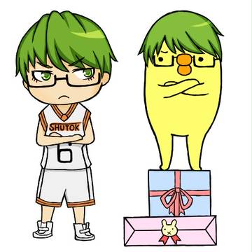 緑間&ひよこ