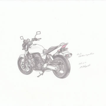 Honda CB400 Super Four スキャンしてみた。
