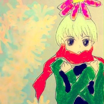 頭にお花が咲いてるから