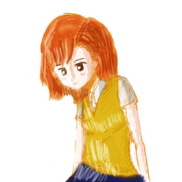 美琴(乗算してDiffusionかけてみた)