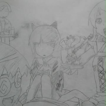桐乃＆黒猫＆沙織＆京介