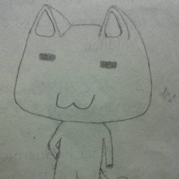 高校の時のノートだかテストだかの落書き