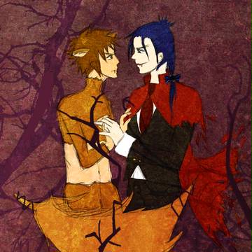 Wolf&Vampire [ムクツナ]Halloween2012
