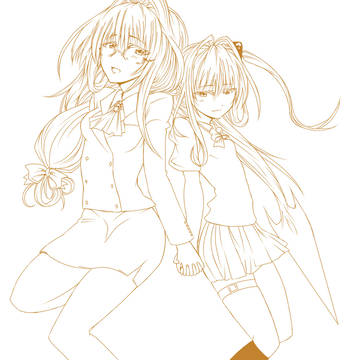 ［ラクガキ］金色姉妹［ToLOVEるダークネス］