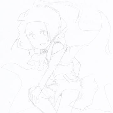 【ポプ】ノーヴァさんとアリシアちゃんと神さま【落書き】