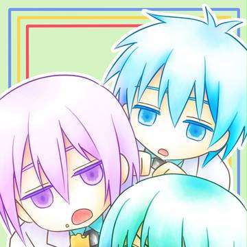 緑と紫と黒