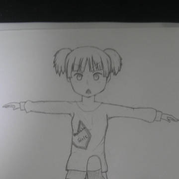 荒ぶる純のポーズ