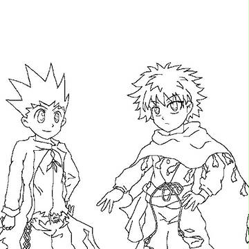 線画HUNTER×D&F ??
