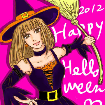 ハロウィンパーティのお姉さんフォト