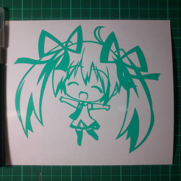 Chibi 初音ミク ステッカー