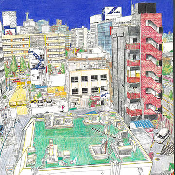東からの風景