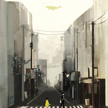 くじらのいたまち