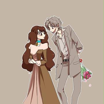 ※擬人化注意　Lady and the Tramp