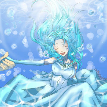 水の中での結婚式