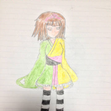 鹿ノ子描いてみました