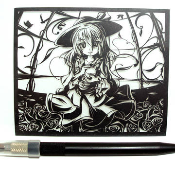 『切り絵』  こいしちゃん切り絵用