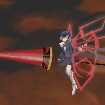 knight officer in flight