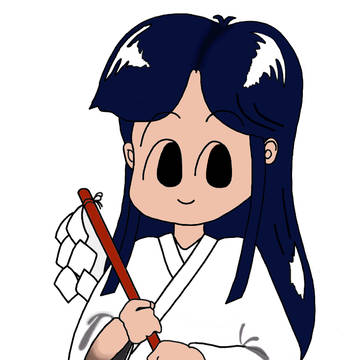 神社の巫女さん