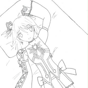 シェリア（塗り絵）