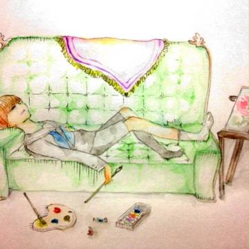 眠るセーラー服