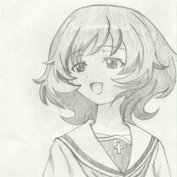 髪ってムズイ＜秋山優花里＞