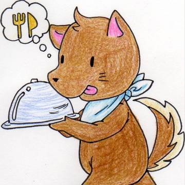 ごはんだぉ！