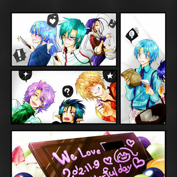 【創作】誕生日プレゼント絵