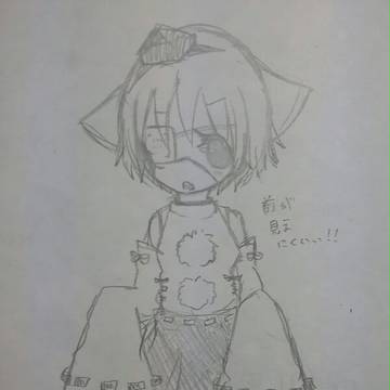 眼帯椛ちゃん【らくがき】
