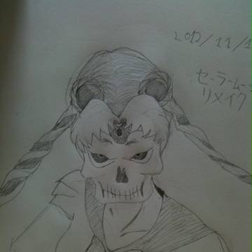 セーラー服美少女戦士とチョコランタンの住人描いてみた