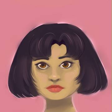 Girl in Pink