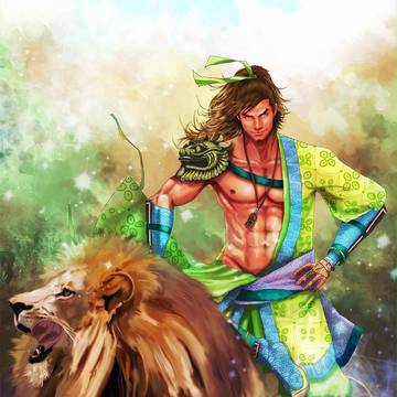李俊と獅子