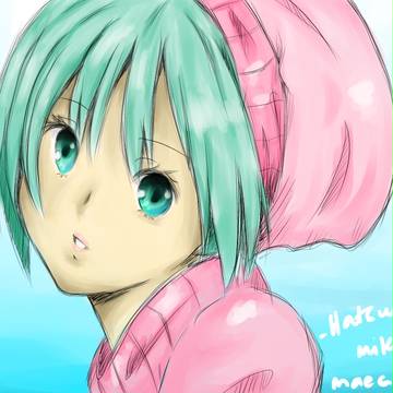 初音ミク の いたずら書き。。。