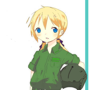 金髪っ子パイロット