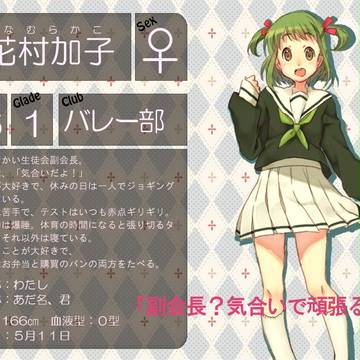 【雨高】花村加子【キャラシ】