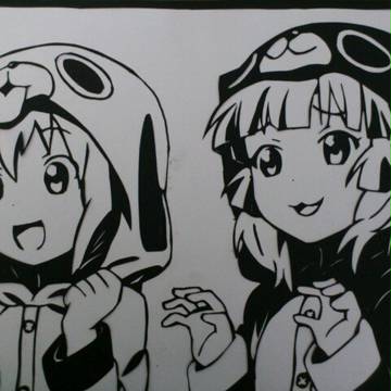 ゆるゆり【切り絵】