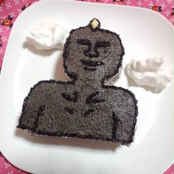 ワンリキーの黒ゴマケーキ