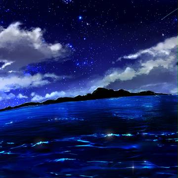 【フリー素材】夜空