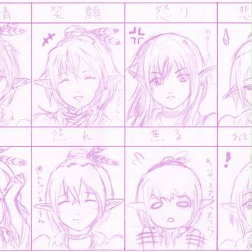 SW2.0用キャラクター表情集
