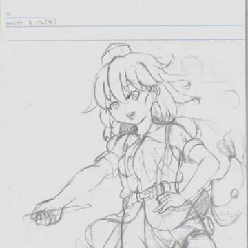 コミックシティ福岡31　イラスト集　ラフ