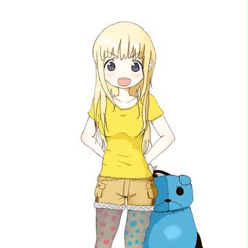 金髪銀眼美少女だよ☆