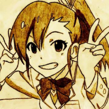 【再編集】アナログで双海真美を描いてみた