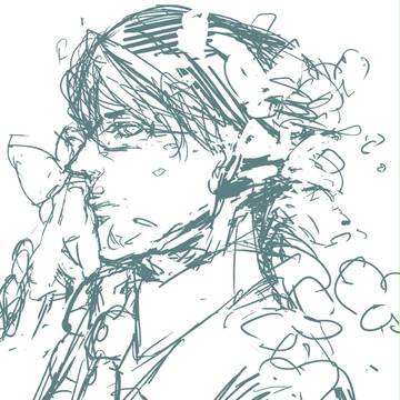 蝶おじはぴばの絵のメイキングみたいな