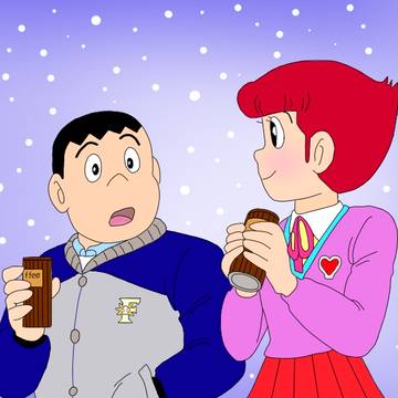 初雪の帰り道