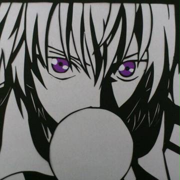 丸井ブン太 【切り絵】