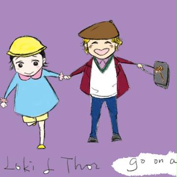 Kid Loki＆Thor on a date