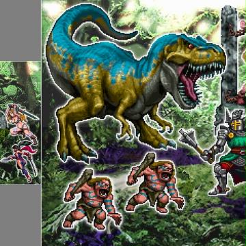 失われた大地にて森の悪魔と